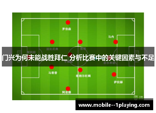 门兴为何未能战胜拜仁 分析比赛中的关键因素与不足